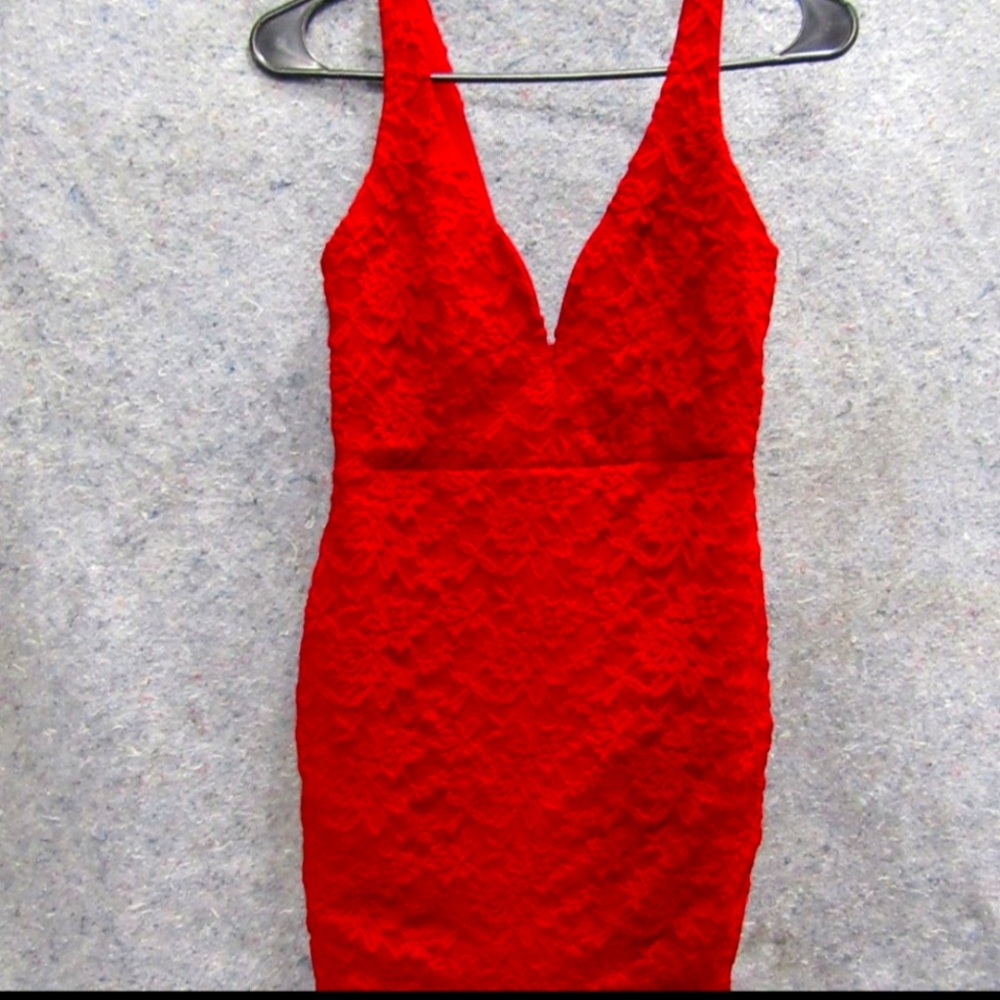 Sexy Red Lace Lulu's Dress